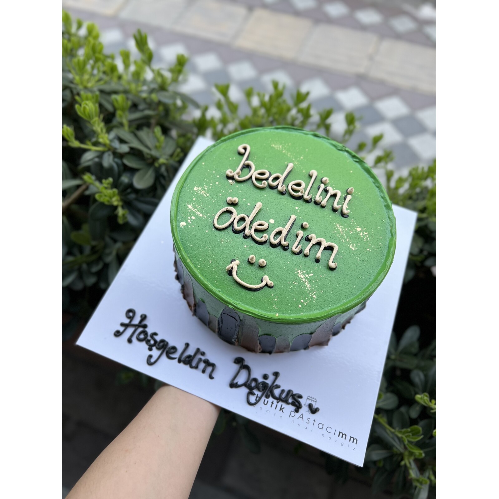 Askerlere Özel Yazılı Pasta