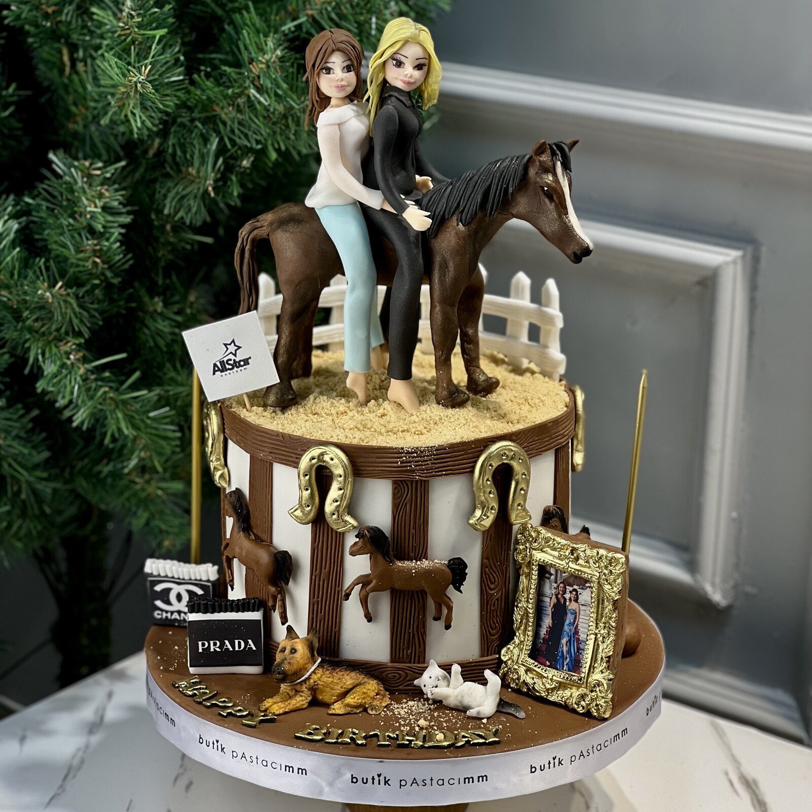 At Figürlü Kişiye Özel Pasta