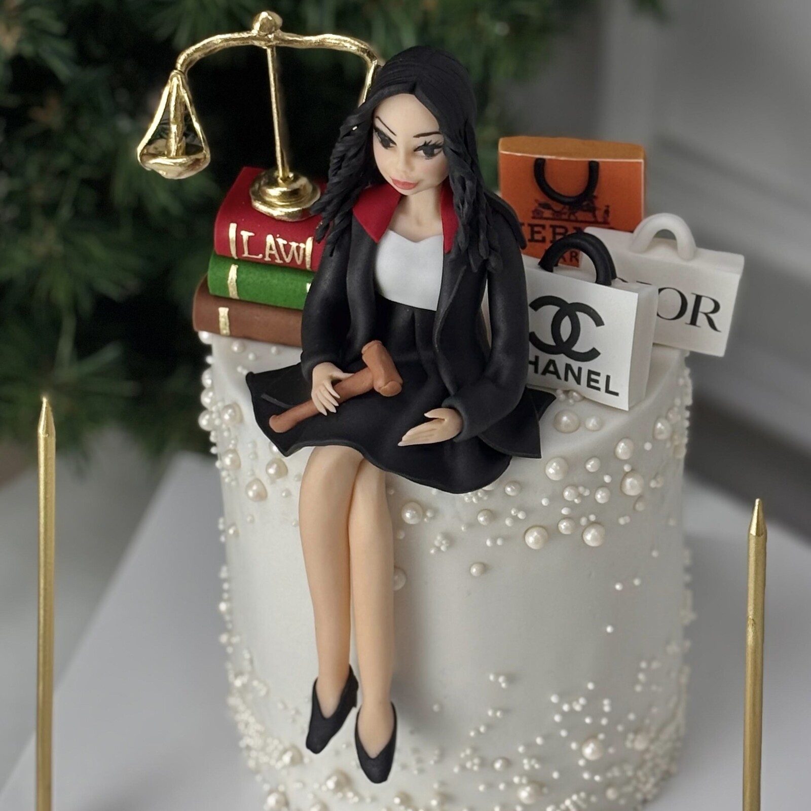 Avukat Konseptli Kişiye Özel Figürlü Pasta - 2