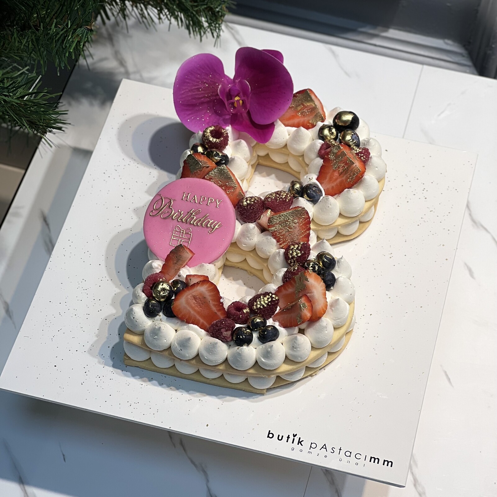 B Harf Kurabiye Pasta