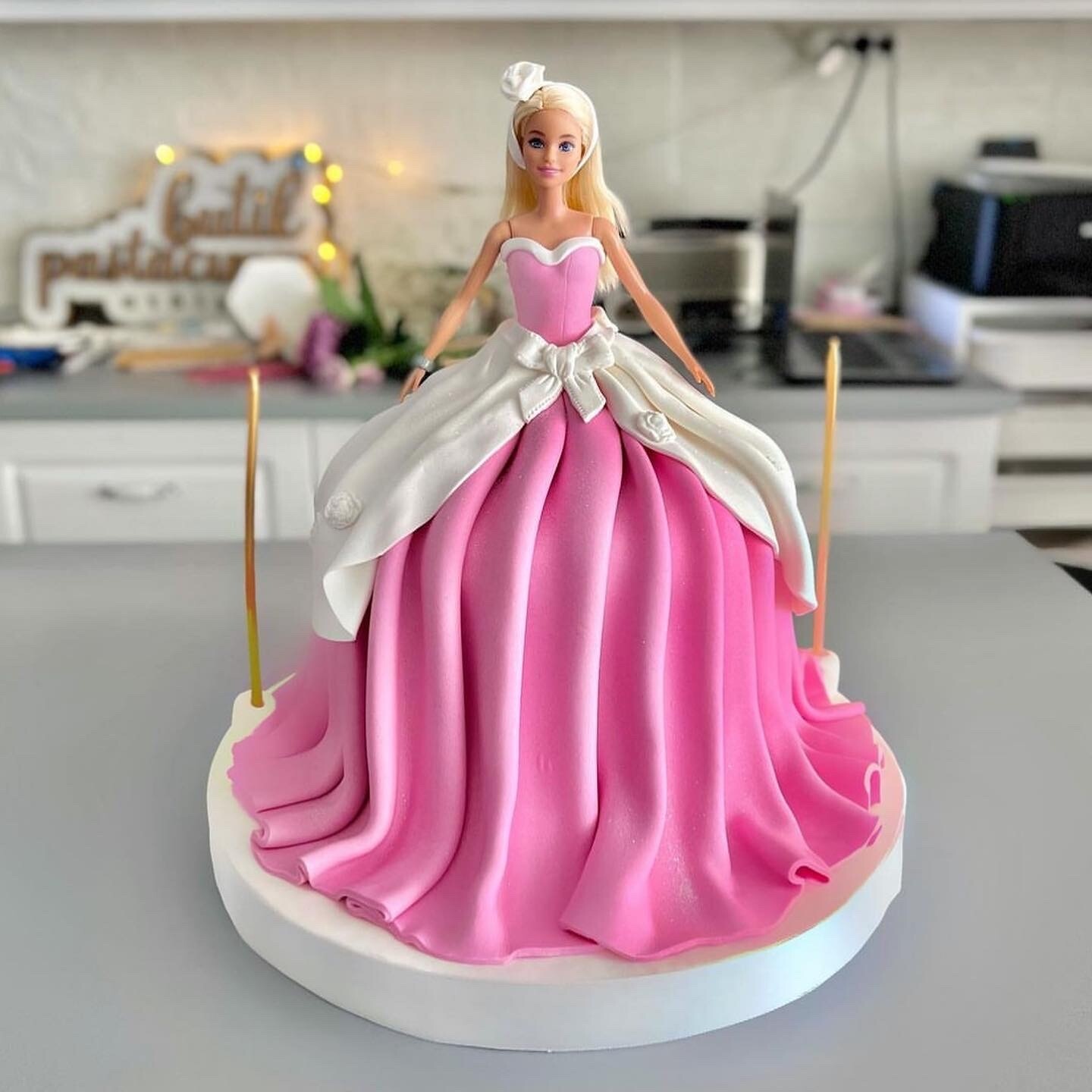 Barbie Prensesli Çocuk Pastası