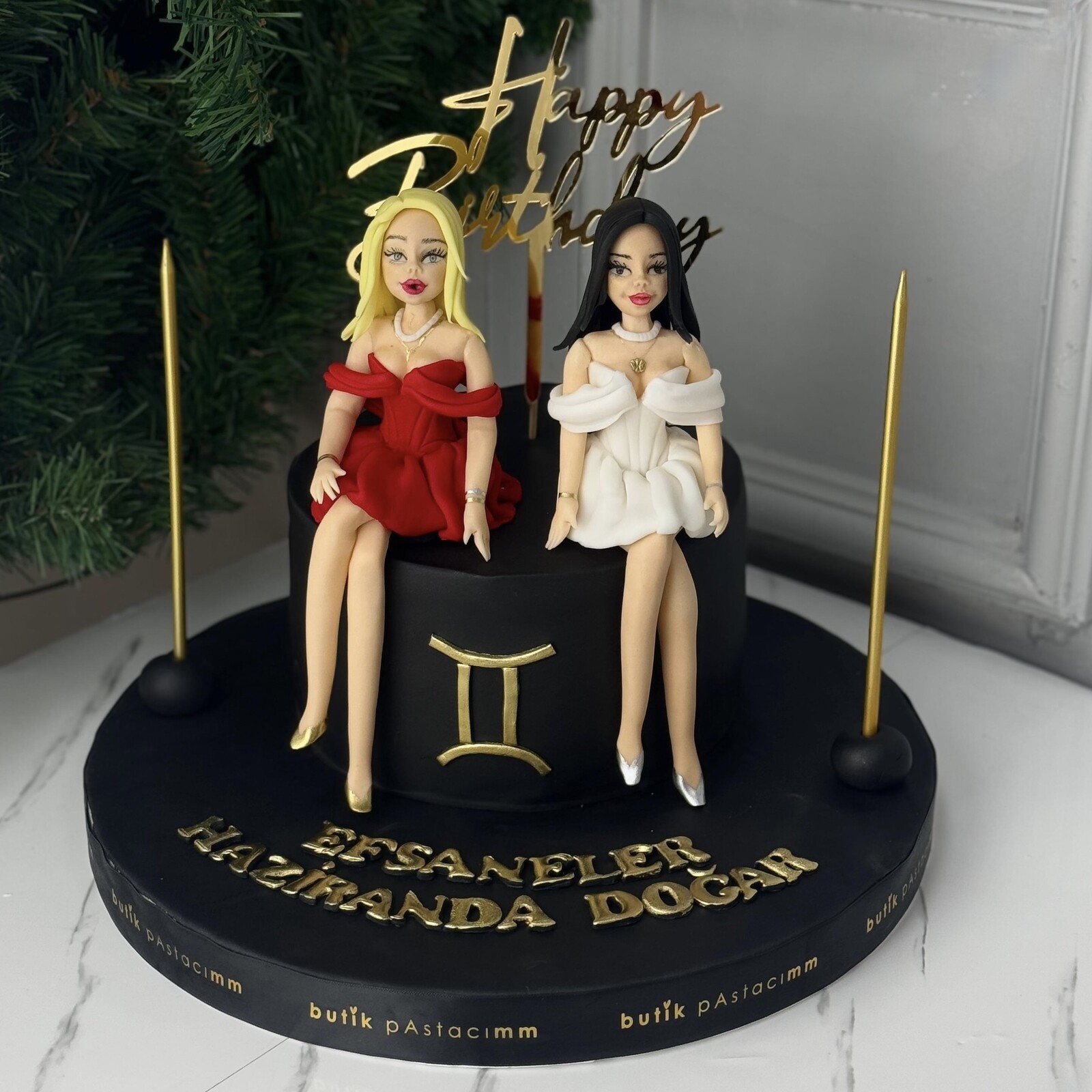 Best Friend Figürlü Pasta