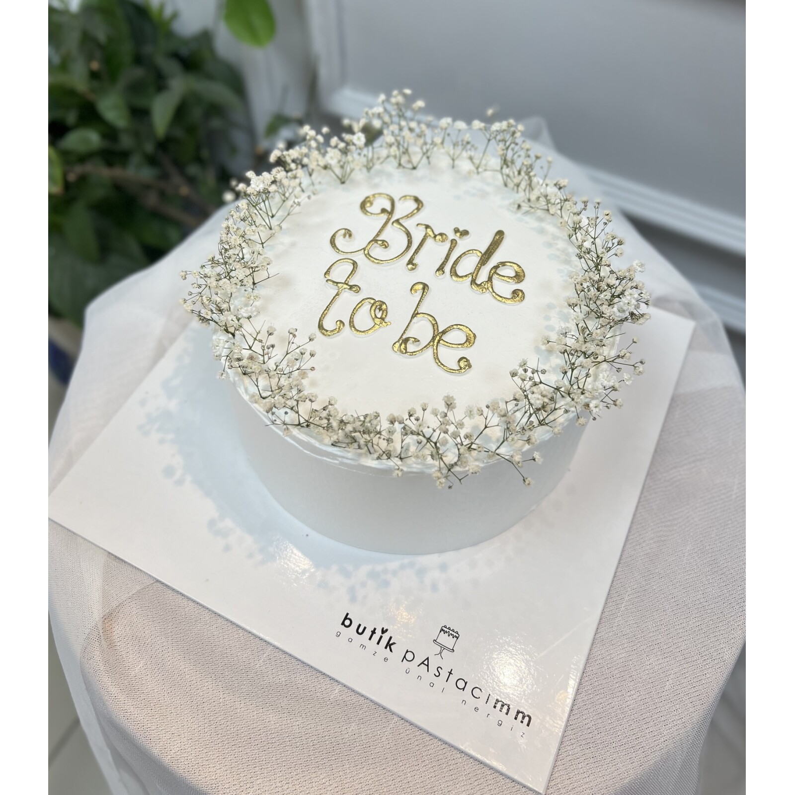 Bride To Be Yazılı Pasta