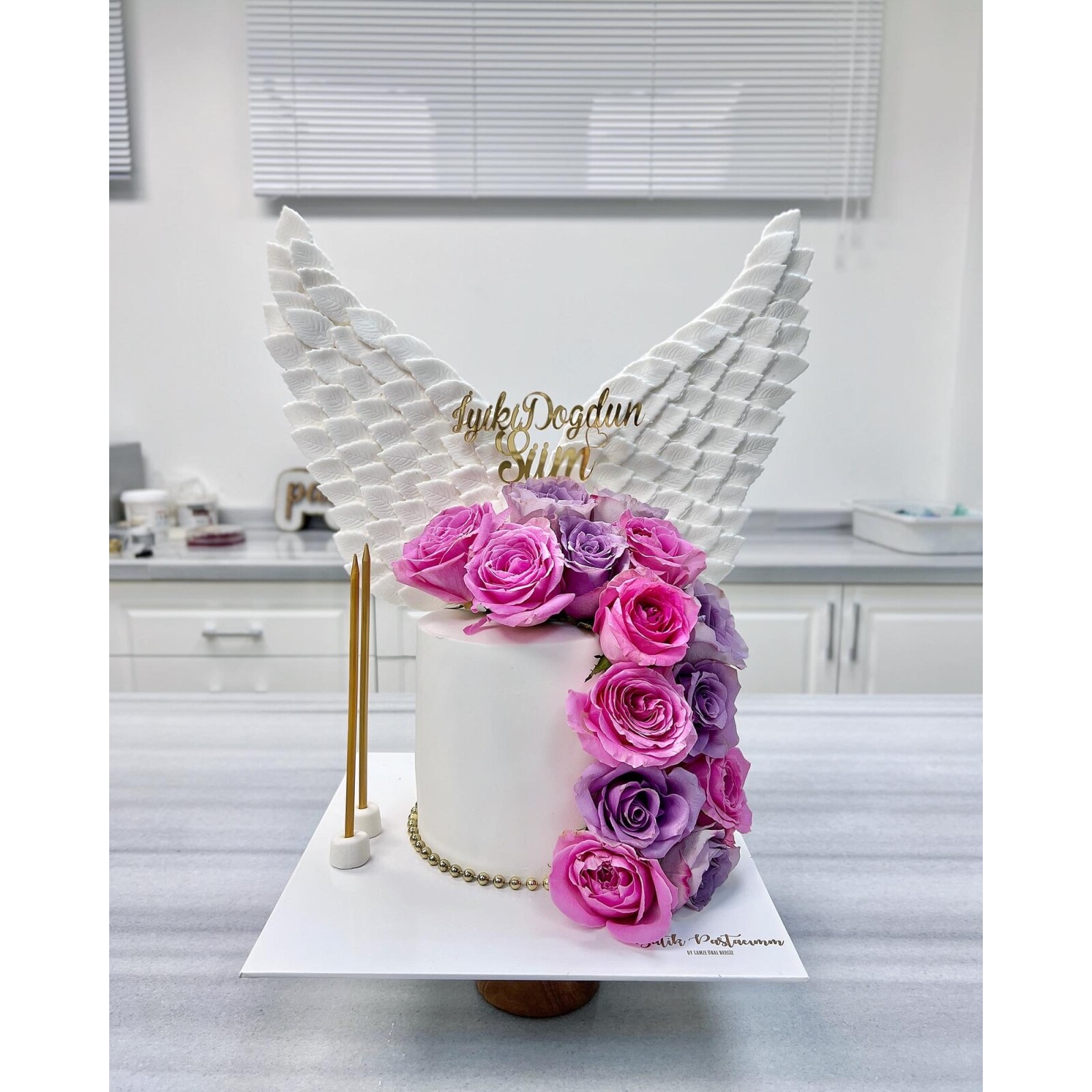 Çiçekli Konsept Pasta