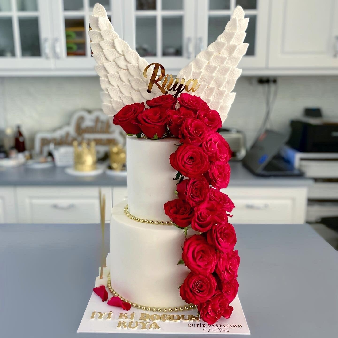 Çiçekli Konsept Pasta