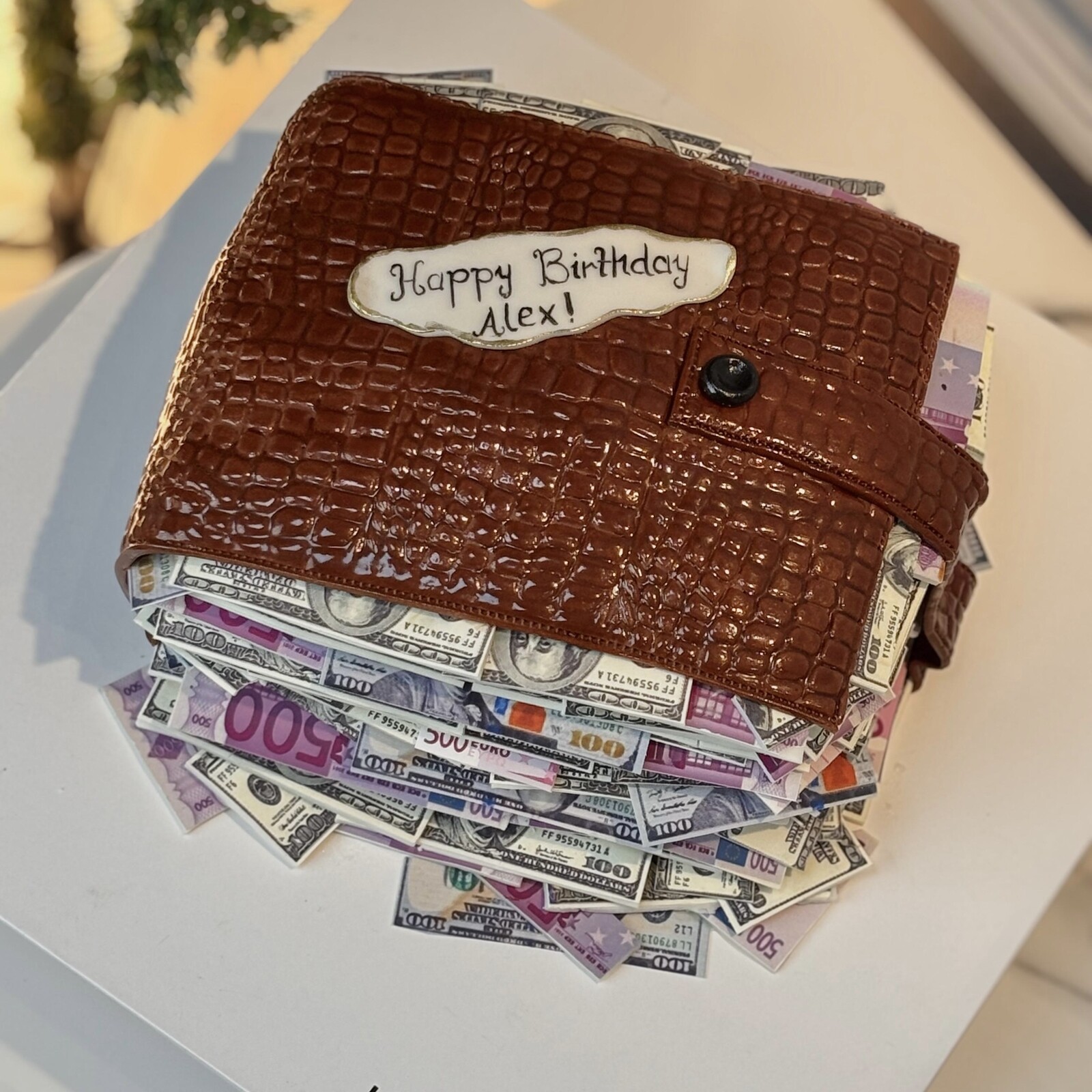 Cüzdan Pasta - Para Detaylı Pasta