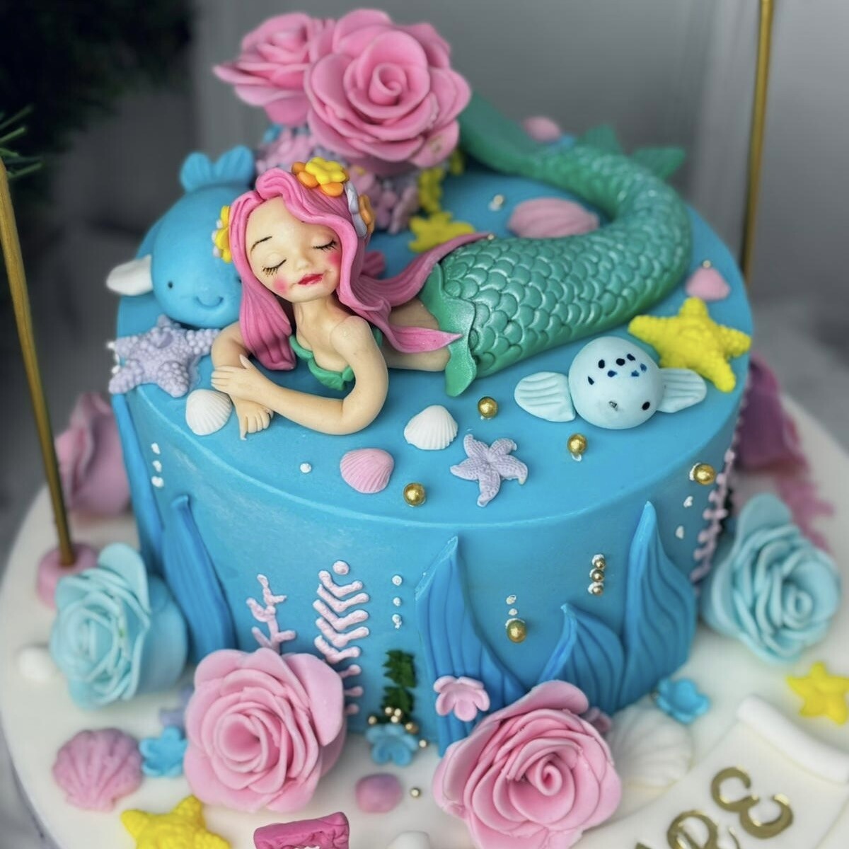 Deniz Kızı Çocuk Pastası