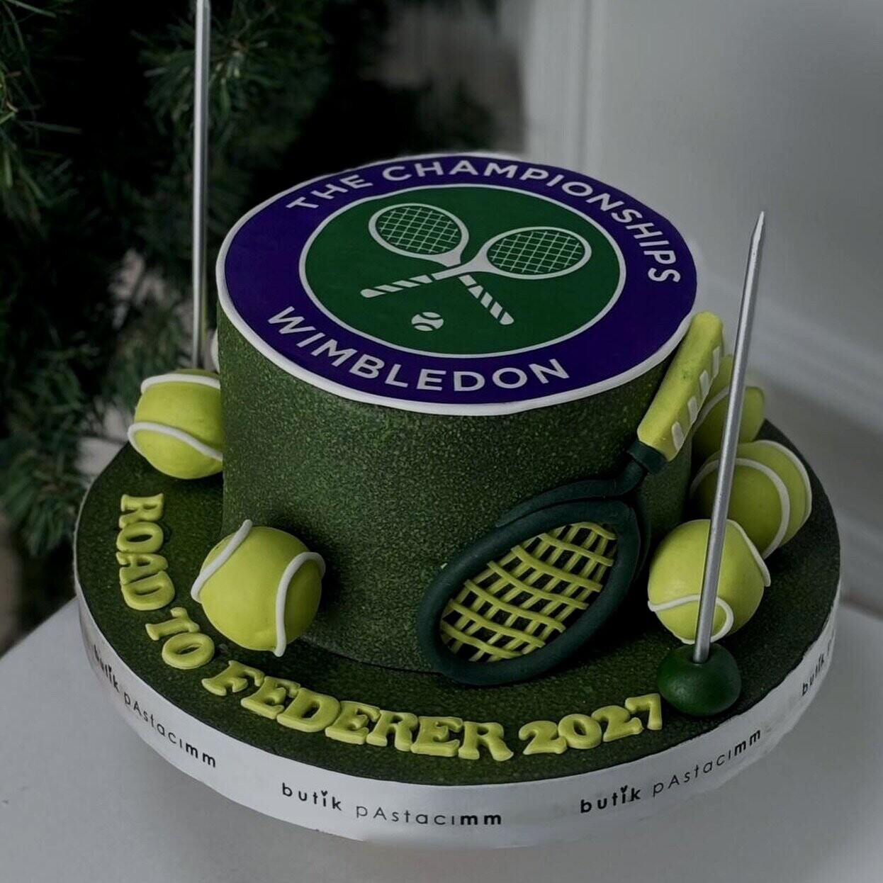 Golf Temalı Pasta