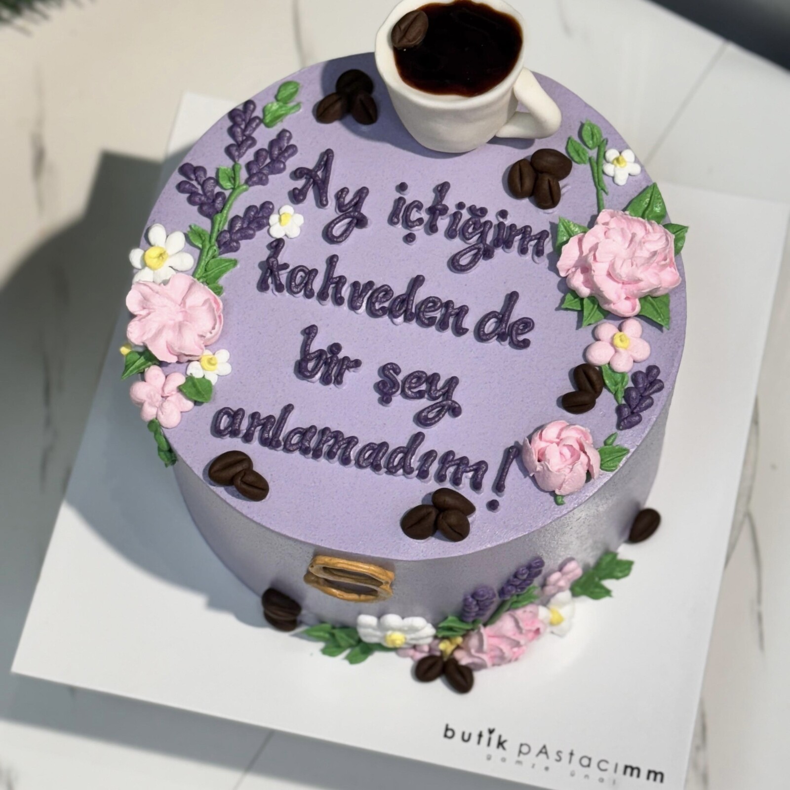 Kahve Severlerin Yazılı Pastası