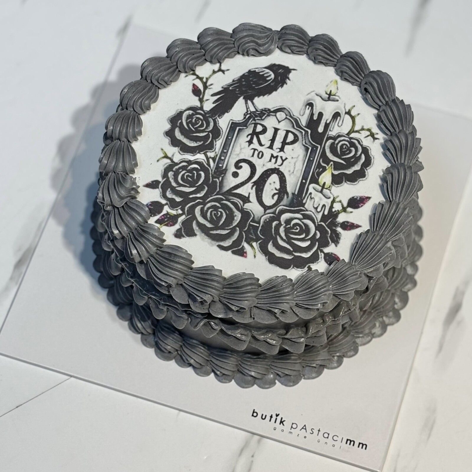 Kremalı Resim Baskılı Pasta