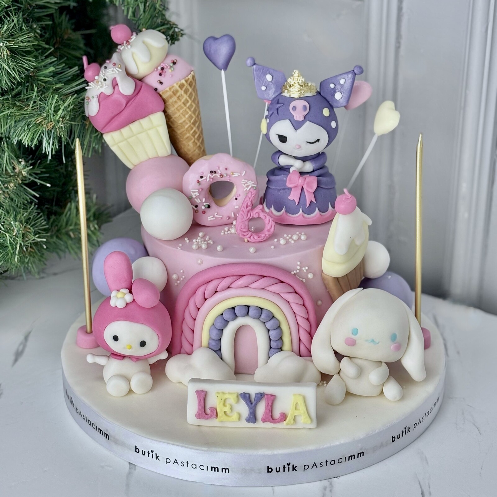 Kuromi Karakterli Pasta