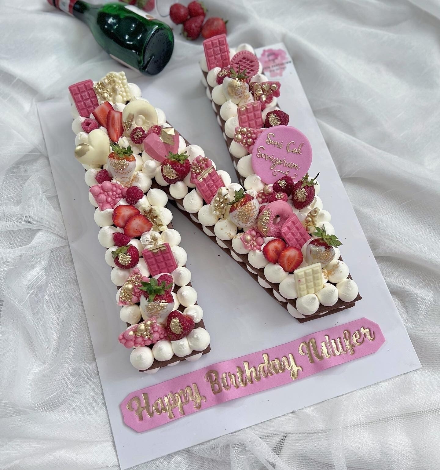 N Harf Kurabiye Pasta