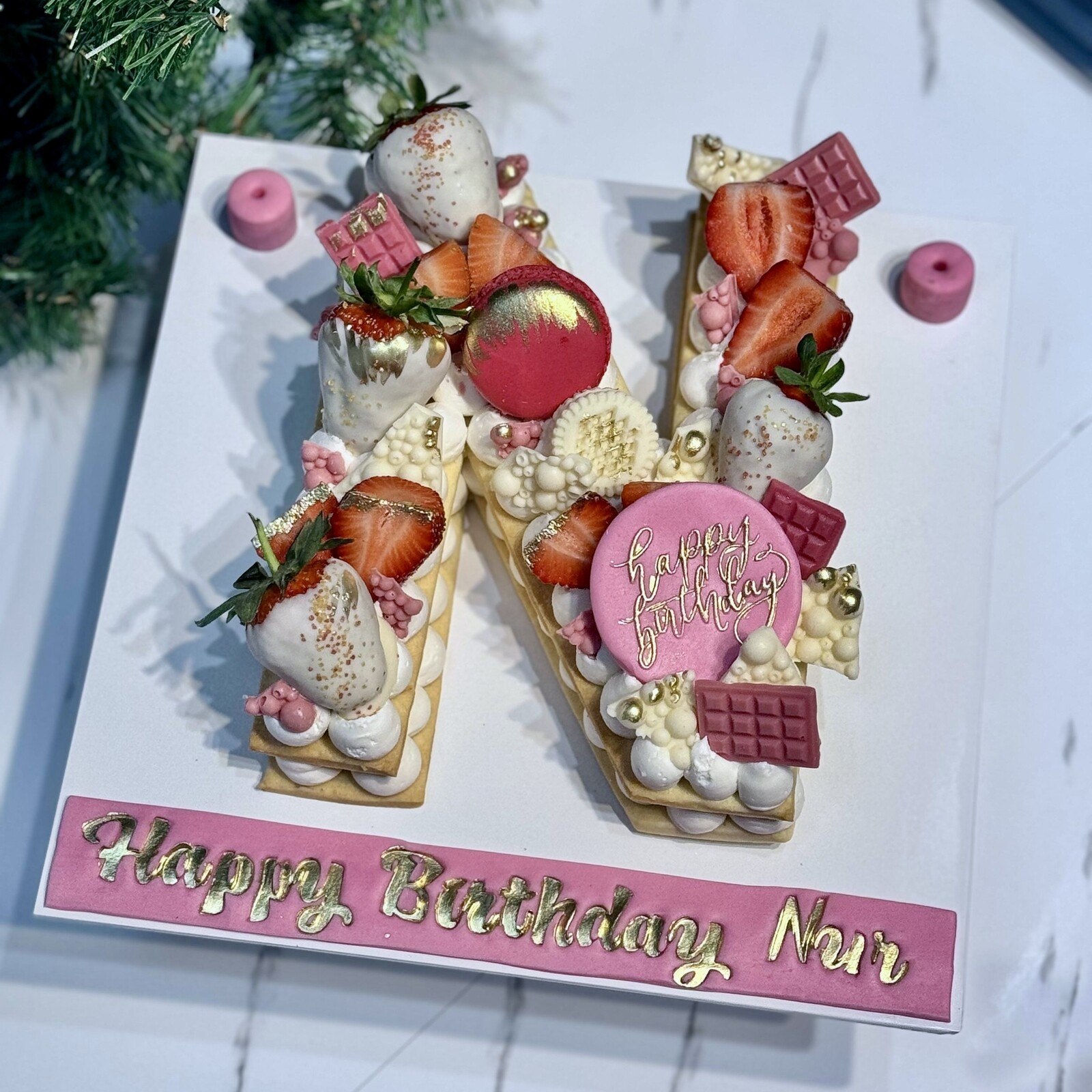 N Harf Kurabiye Pasta