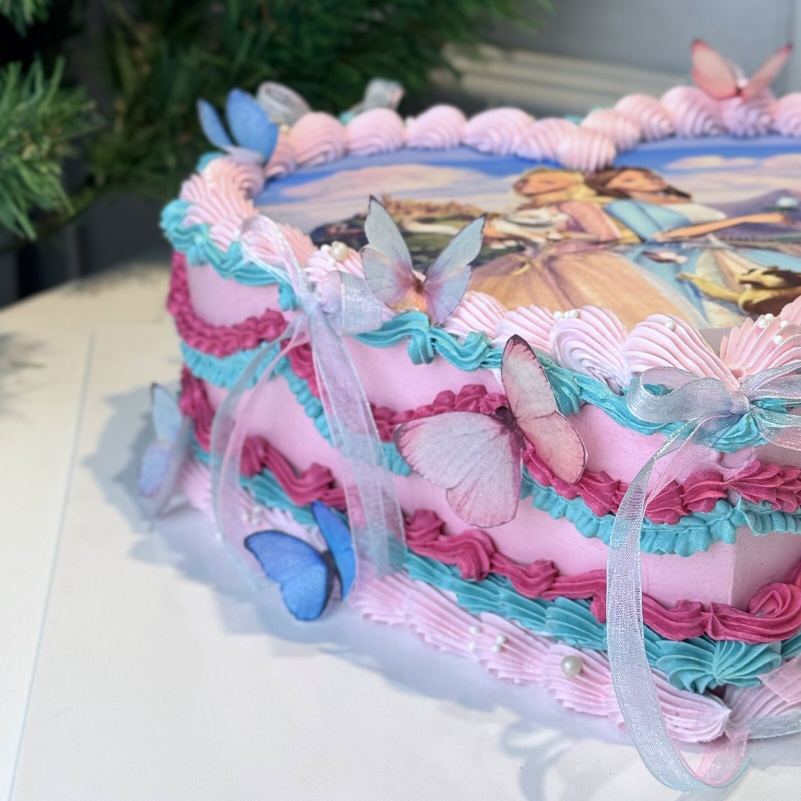 Prenses Resim Baskılı Çocuk Pastası