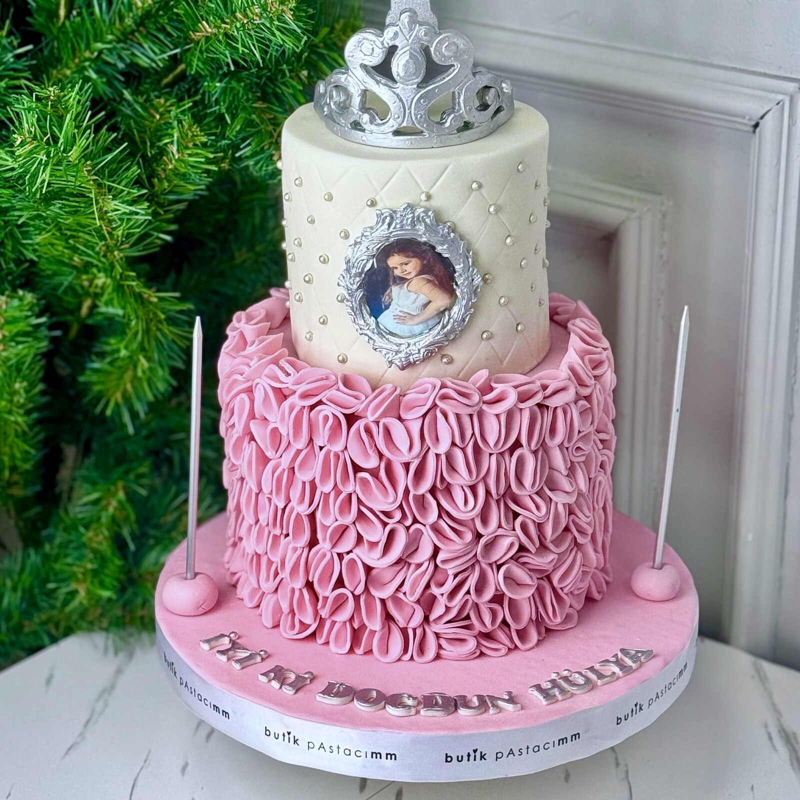 Prenses Temalı Çocuk Pastası