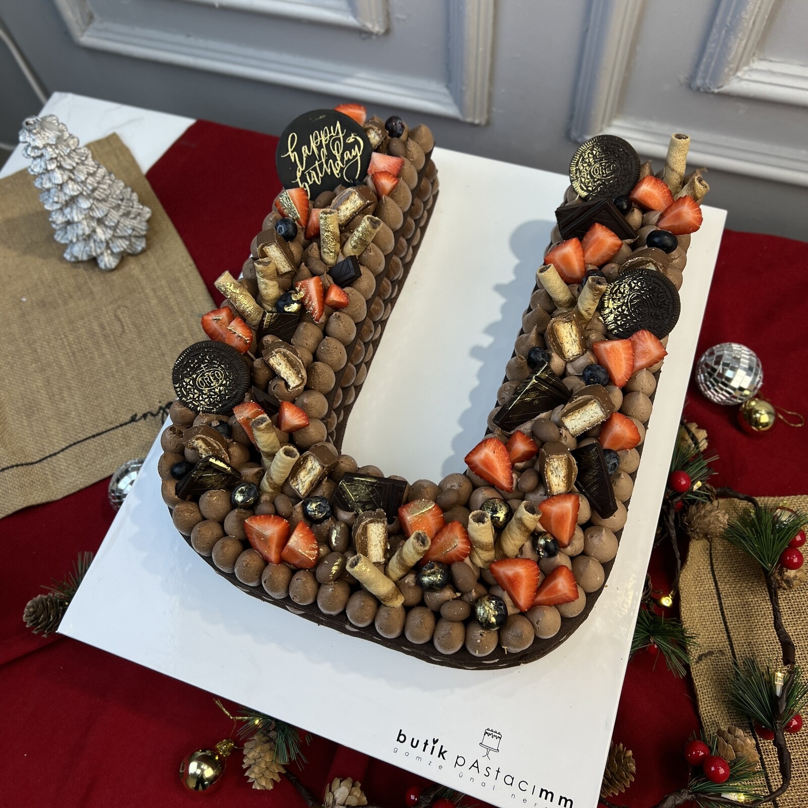 U Harf Kurabiye Pasta