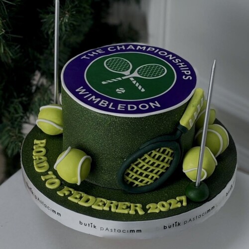 Golf Temalı Pasta