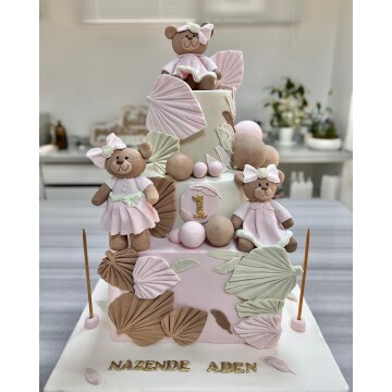 Ayıcık Konseptli Çocuk Pastası