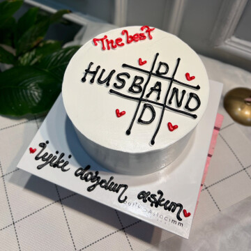 Babaya Özel Yazılı Pasta