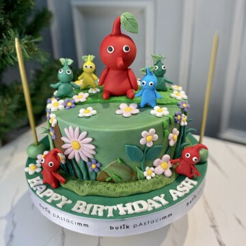 Çizgi Film Karakterli Çocuk Pastası