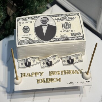 Dolarlı Kişiye Özel Pasta