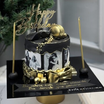 Fotoğraf Anıları İle Özel Tasarım Pasta (Resimli Pasta)