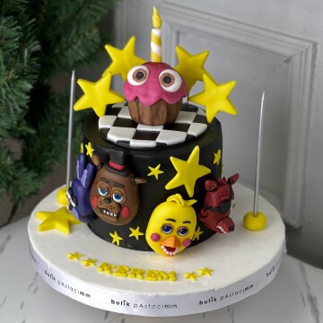 Freddy ve Arkadaşları (FNAF Yıldızları Pasta)