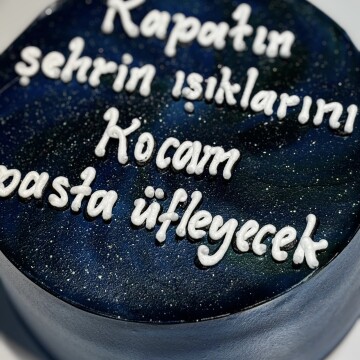 Kocam Özel Yazılı Pasta