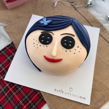 Komik Surat Tasarımlı Pasta