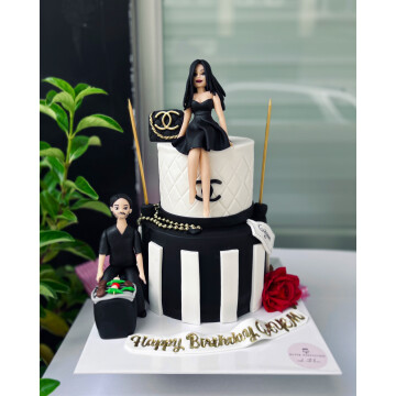 Marka Temalı Figürlü Tasarım Pasta