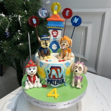 Paw Petrol Çocuk Pastası