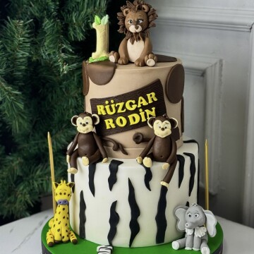 Safari Çocuk Pastası 2