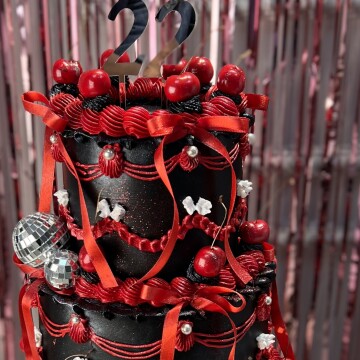 Vintage Dizayn Kurdeleli Pasta